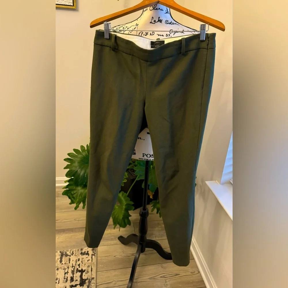 J Crew Minnie pants green